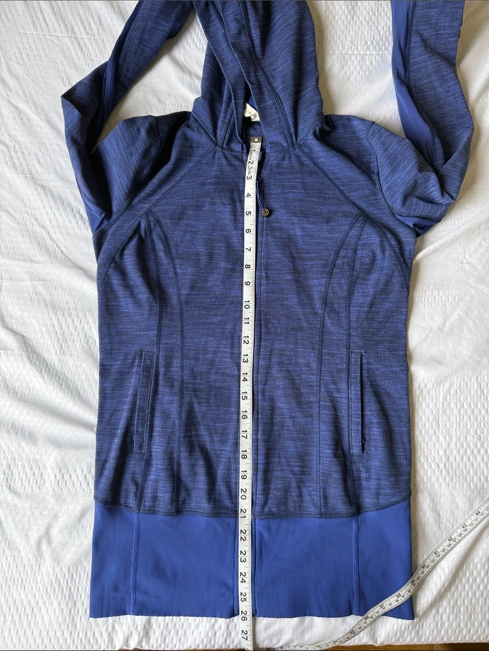 Lululemon Daily Practice Jacket Diamond Jacquard Space Dye Sapphire Blue Naval ✨